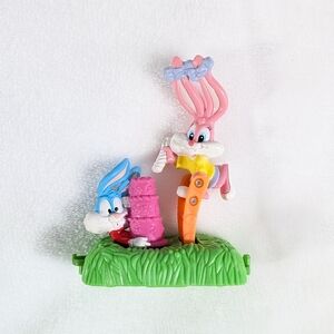 ❤️ 1994 Tiny Toon Warner Bros McDonald's Train Kids Meal Toy Buster Babs Bunny
